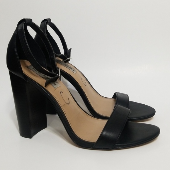 carrson black leather